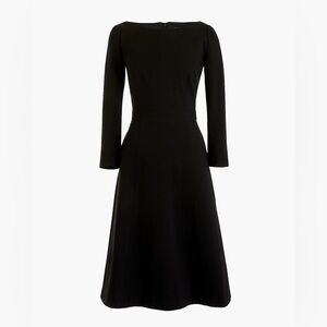 J. Crew Fit & Flare Sheath Dress in Stretch Ponte Fabric